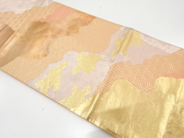 Japanese Kimono / Antique / Fukuro Obi Silk